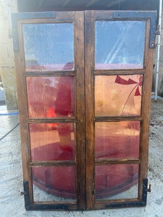 Lote ventanas de madera de Picón de Algorrobo