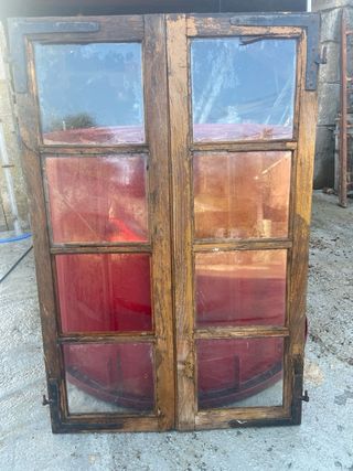 Lote ventanas de madera de Picón de Algorrobo