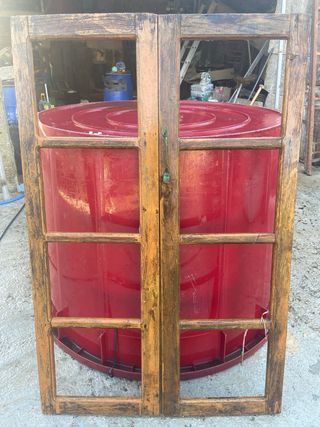 Lote ventanas de madera de Picón de Algorrobo