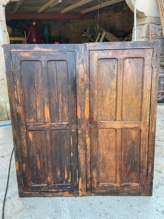 Lote ventanas de madera de Picón de Algorrobo