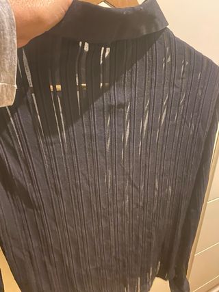 Camisa Caroll Negra Vestir