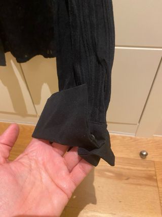 Camisa Caroll Negra Vestir