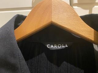 Camisa Caroll Negra Vestir