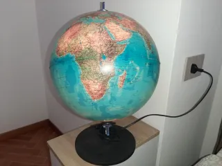 abat jour Mappamondo illuminato