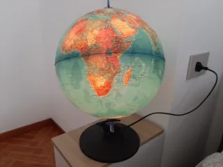 abat jour Mappamondo illuminato