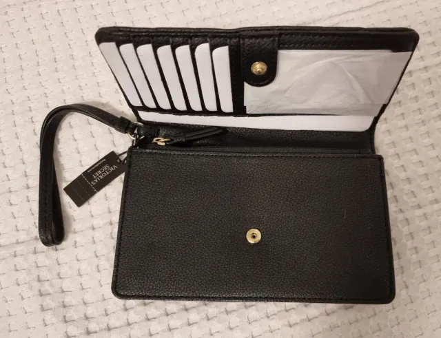 Monedero Victoria's Secret Negro Nuevo