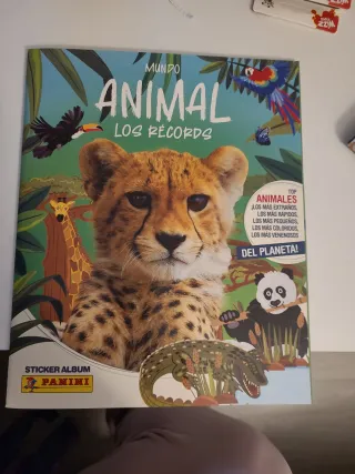 Cromos Mundo Animal Los Records Panini