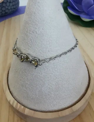 Pulsera de Citrino Natural.