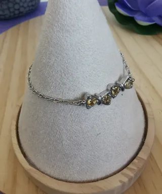 Pulsera de Citrino Natural.