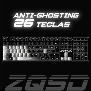 Spirit Of Gamer x Pro K1 | Teclado Gaming Semi Mec