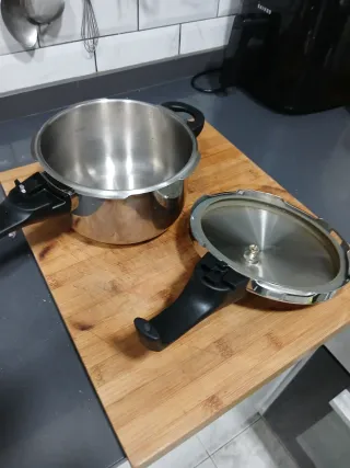 Olla a presión acero inoxidable 2.7 litros