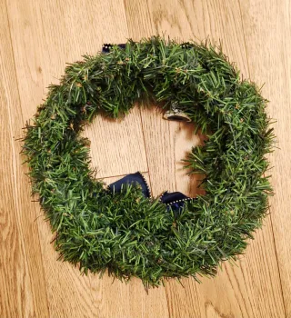 Ghirlanda Natalizia Angelo Blu