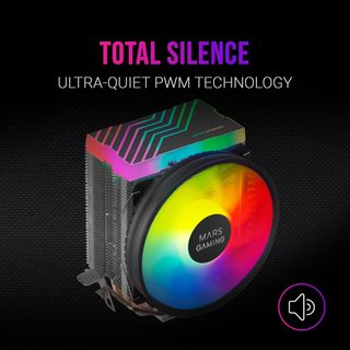 MARS GAMING COOLER MCPU-VR DUAL 4X HP 180W WHITE