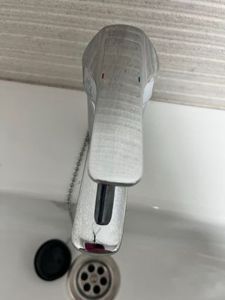 Lavabo de pie pedestal blanco