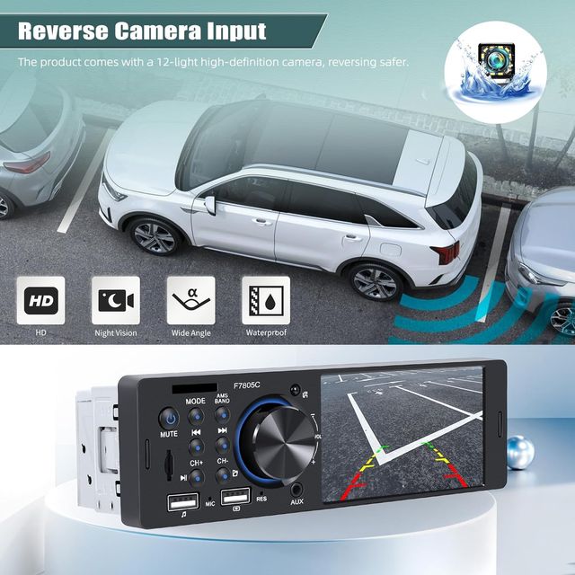 Autoradio 1 DIN CarPlay Android Auto