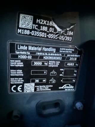 Carretilla Elevadora Linde