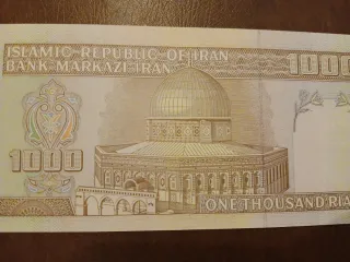 Billete Irán 1000 Rials