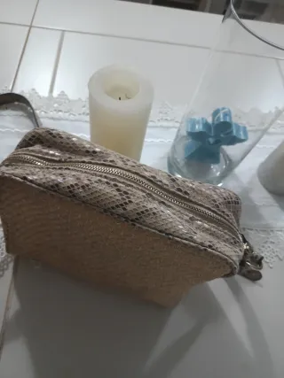 Bolso bandolera El Corte Inglés piel serpiente