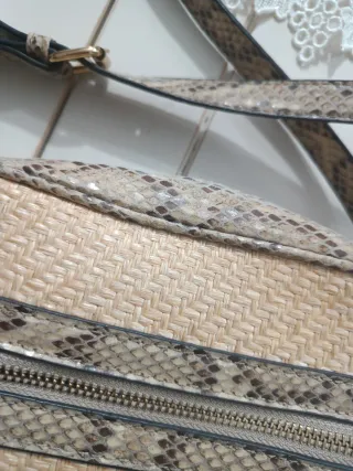 Bolso bandolera El Corte Inglés piel serpiente