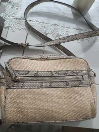 Bolso bandolera El Corte Inglés piel serpiente