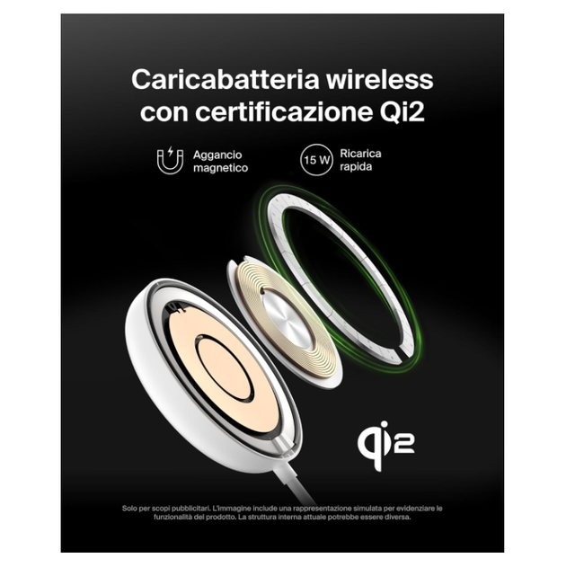 Belkin Tappetino di ricarica wireless magnetica 15