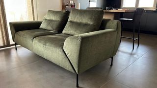 Divano Poltrone&Sofà verde tessuto