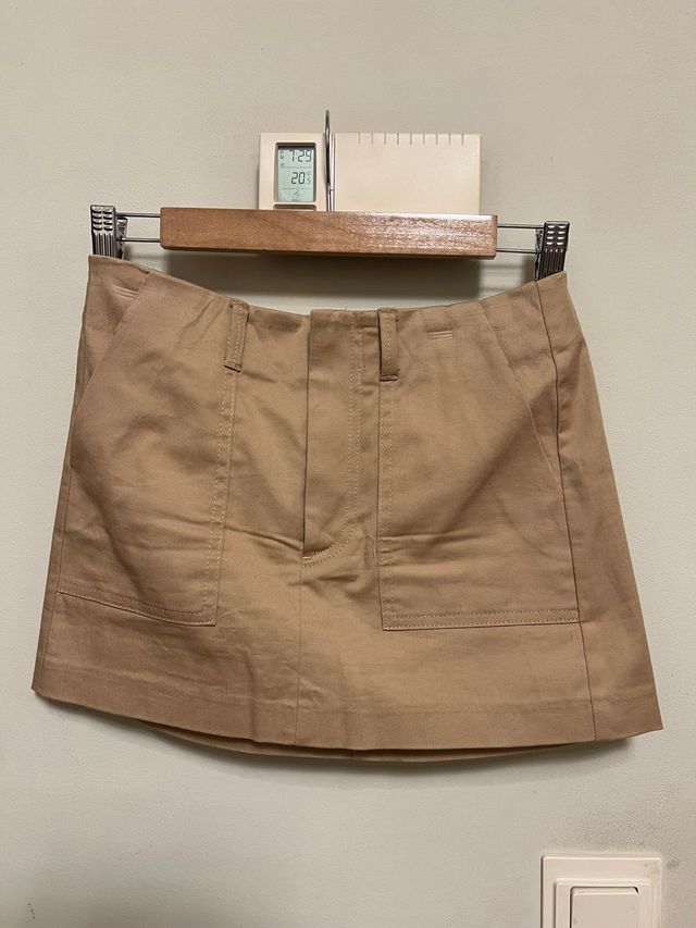 Falda beige Talla XS