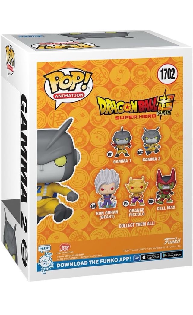 NUEVO! Funko Pop Gamma 2 Dragon Ball, scatola in cattivo stato