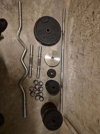 Panca per addominali e pesi