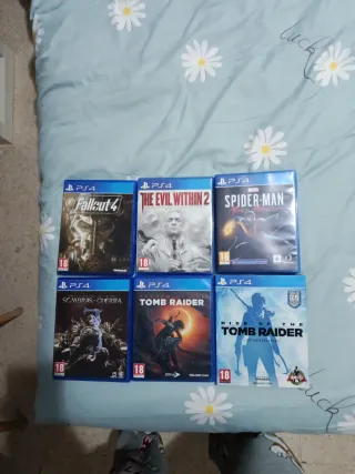 Lote de videojuegos PS4