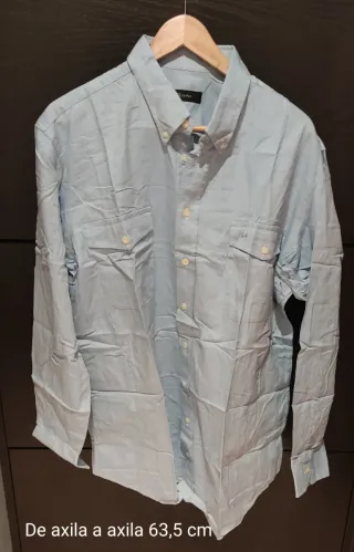 Camisa de hombre azul