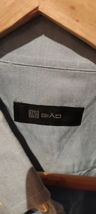 Camisa de hombre azul