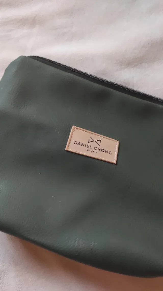 Borsa con pettorina Daniel Chong beige multicolore