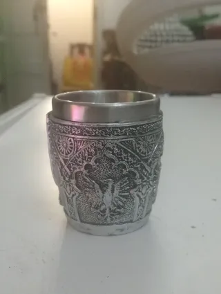 Copo de shot com design nórdico