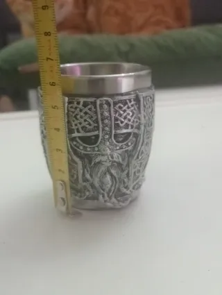 Copo de shot com design nórdico