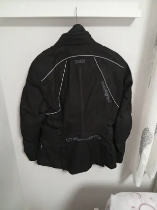 Chaqueta Moto Mujer Negra