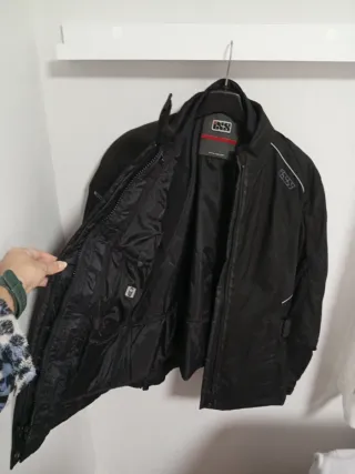 Chaqueta Moto Mujer Negra