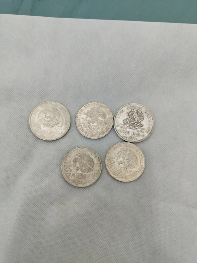 Monedas plata México