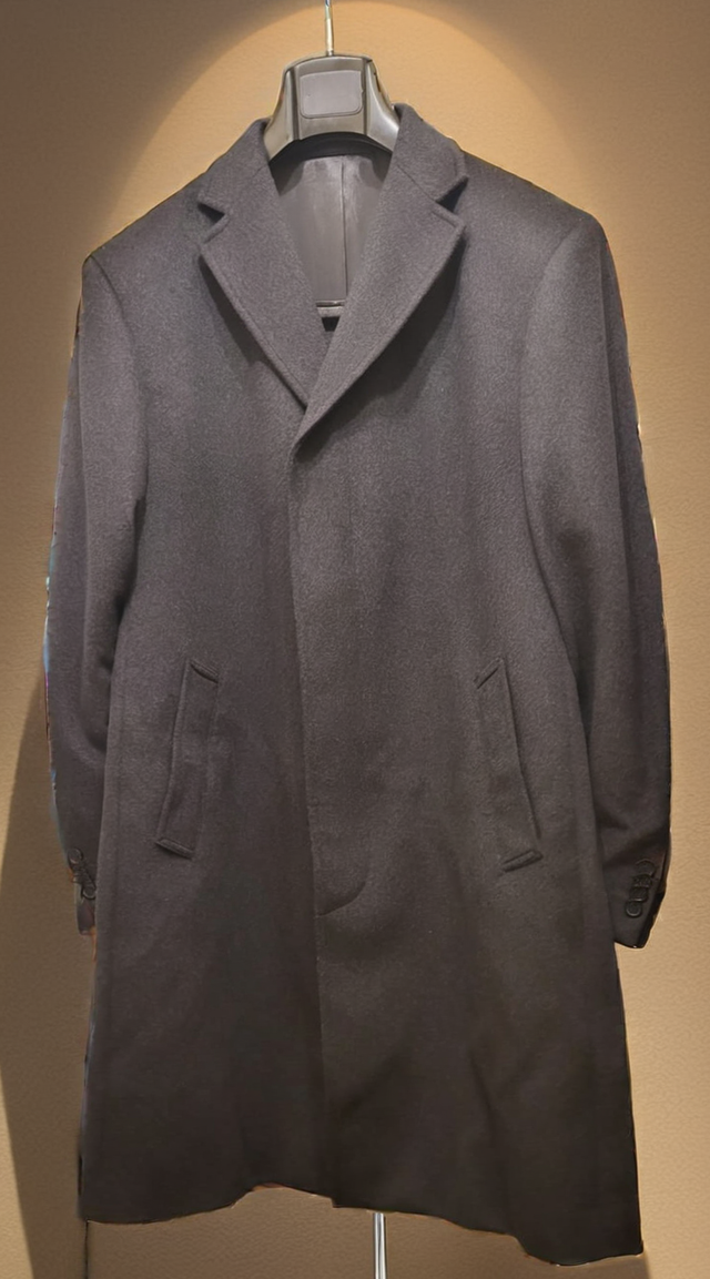 Abrigo Pyra Lana Virgen Dustin Gris