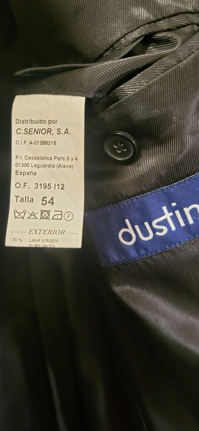 Abrigo Pyra Lana Virgen Dustin Gris