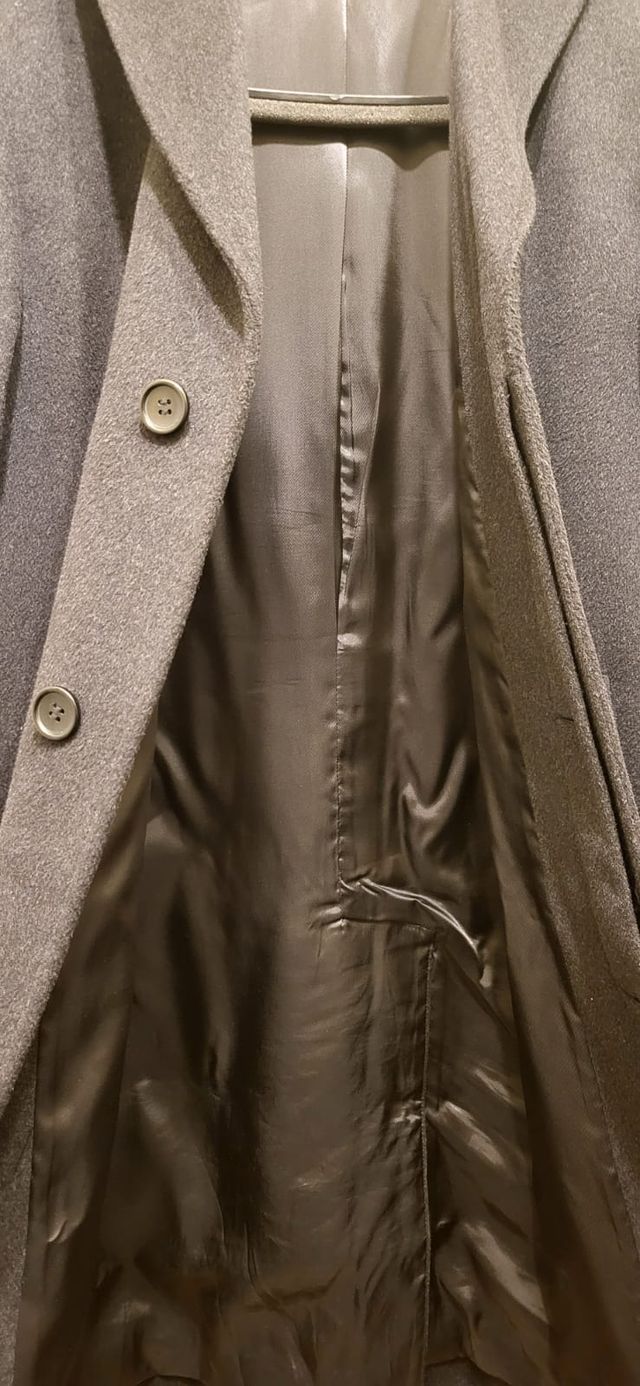 Abrigo Pyra Lana Virgen Dustin Gris