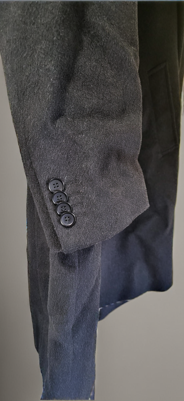 Abrigo Pyra Lana Virgen Dustin Gris