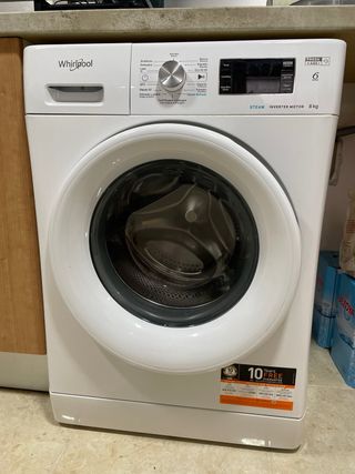Lavadora Whirlpool 8kg Steam Inverter Motor
