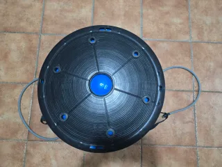 Estación de equilibrio azul con bandas