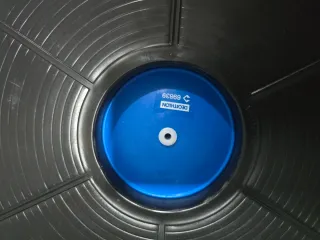 Estación de equilibrio azul con bandas