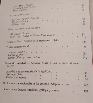 Libro 1975 "El Teatro Español Hoy"
