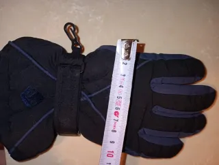 Guantes de esquí negros y azules Talla L XL niño