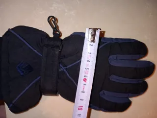 Guantes de esquí negros y azules Talla L XL niño