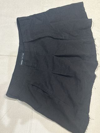 Falda corta negra Lefties Talla L/40