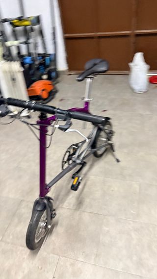 Bicicleta Plegable Ossby Morada